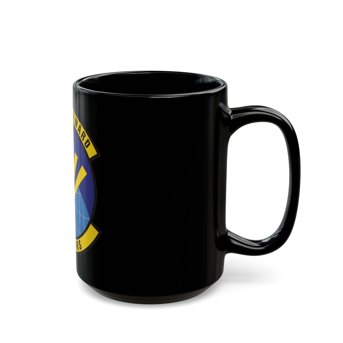 572d Global Mobility Readiness Squadron (U.S. Air Force) Black Coffee Mug-The Sticker Space