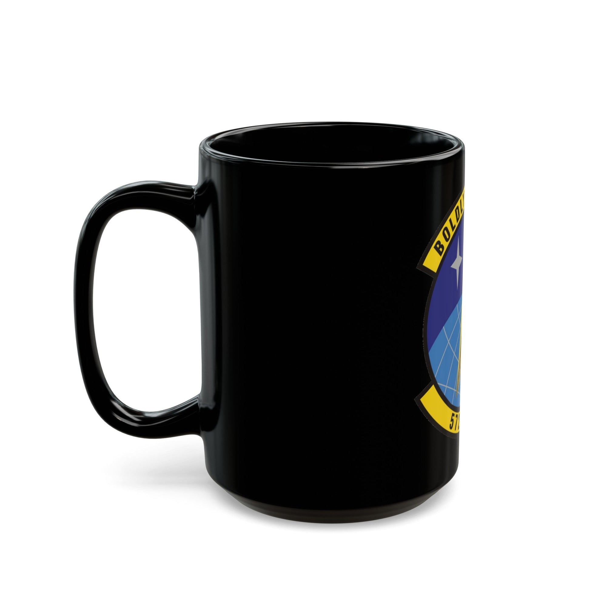 572d Global Mobility Readiness Squadron (U.S. Air Force) Black Coffee Mug-The Sticker Space