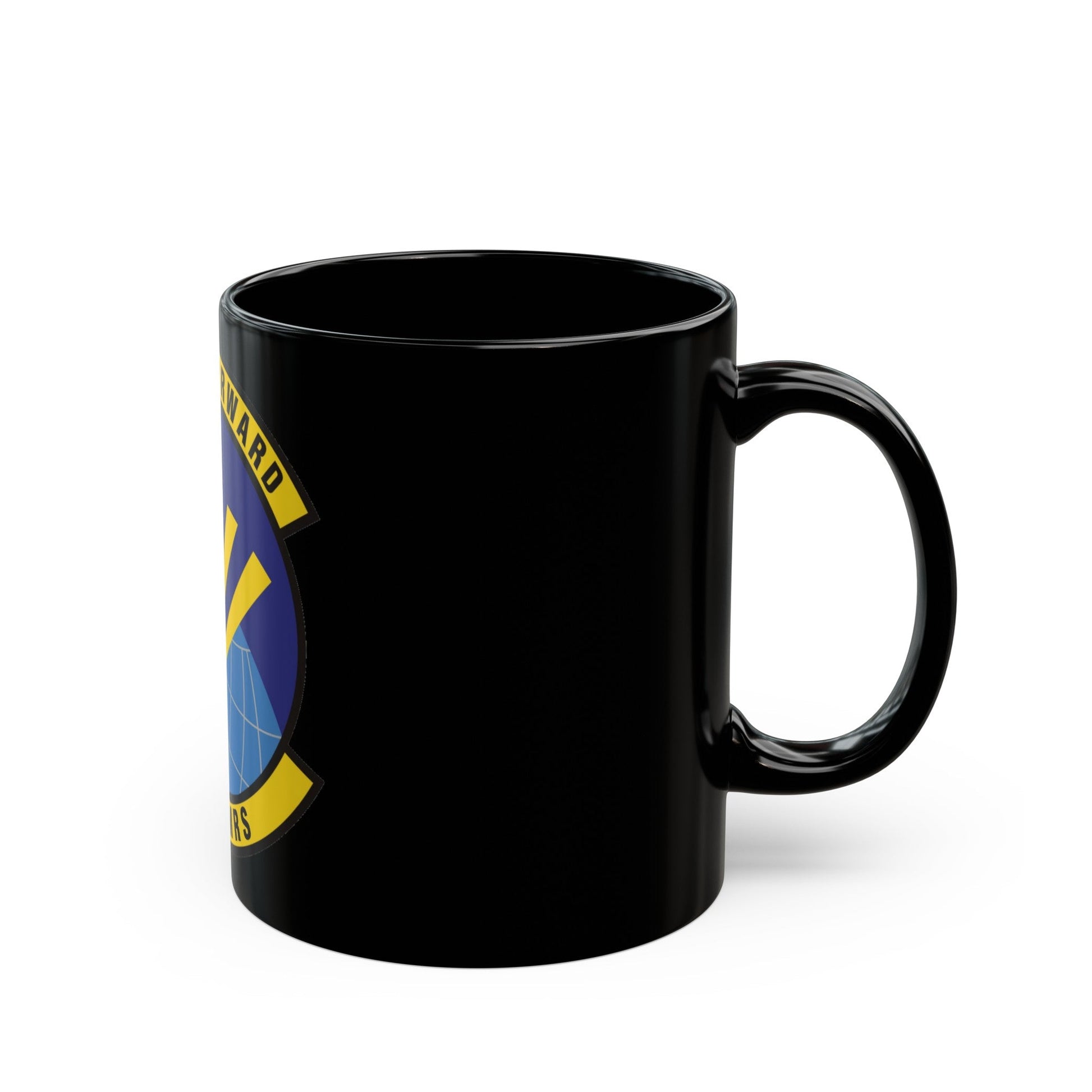 572d Global Mobility Readiness Squadron (U.S. Air Force) Black Coffee Mug-The Sticker Space