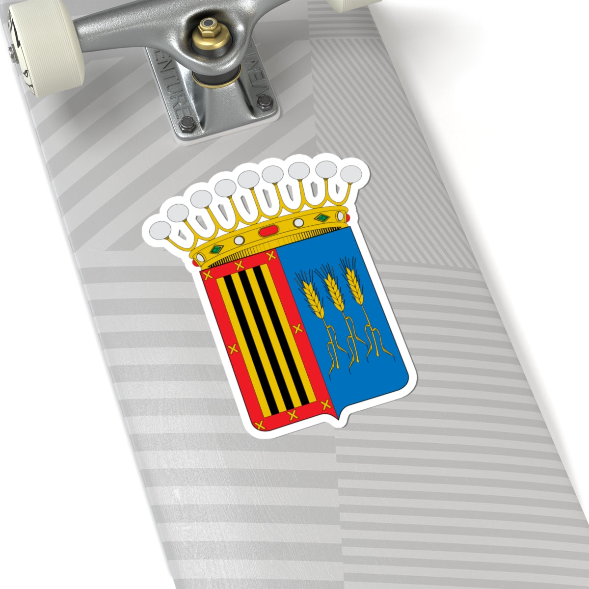 Escudo de Farlete (Spain) (Coat of Arms) STICKER Vinyl Kiss-Cut Decal