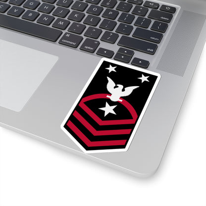CMDCM red (United States) (Military Rank) STICKER Vinyl Kiss-Cut Decal
