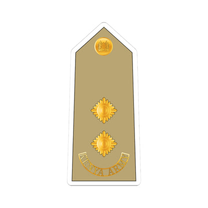 08. Kenyan Army LT (Kenya) (Military Rank) STICKER Vinyl Kiss-Cut Decal