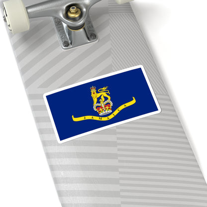Flag of the Governor-General of Jamaica (Jamaica) STICKER Vinyl Kiss-Cut Decal