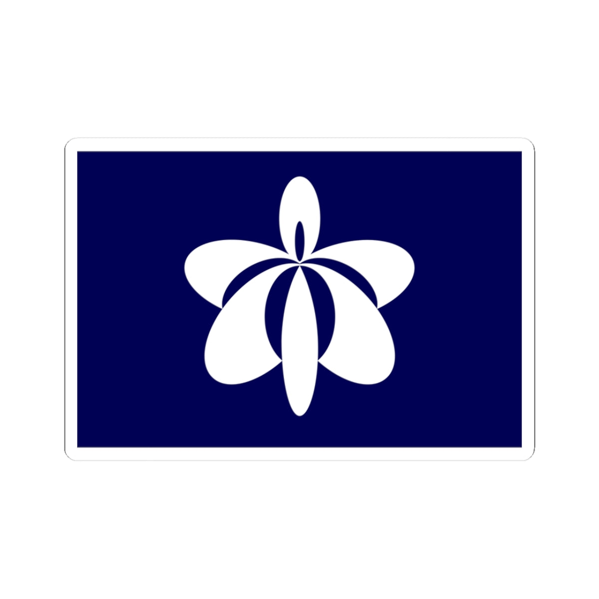 Flag of Yurihonjo Akita (Japan) STICKER Vinyl Kiss-Cut Decal