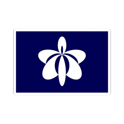Flag of Yurihonjo Akita (Japan) STICKER Vinyl Kiss-Cut Decal