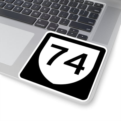 PR urban primary 74 (Puerto Rico) (Road Sign) STICKER Vinyl Kiss-Cut Decal