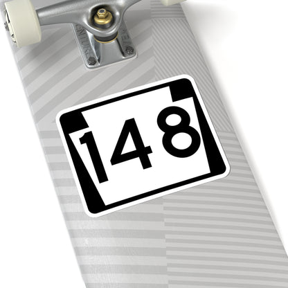 PA-148 (Pennsylvania) (Road Sign) STICKER Vinyl Kiss-Cut Decal