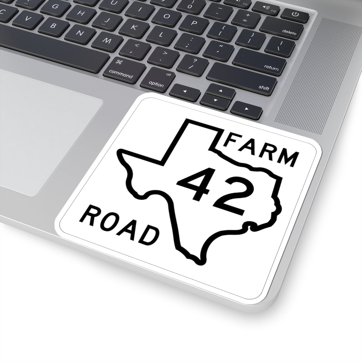 Texas FM 42 1956 (Texas) (Road Sign) STICKER Vinyl Kiss-Cut Decal