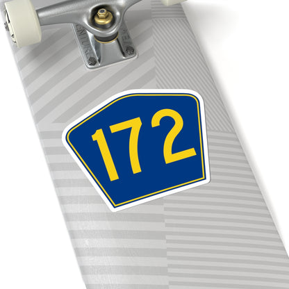 PR secondary 172 (Puerto Rico) (Road Sign) STICKER Vinyl Kiss-Cut Decal