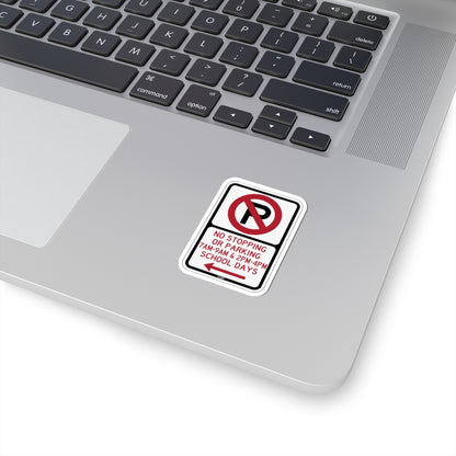 PBOT Road sign P1400L (Oregon) (Road Sign) STICKER Vinyl Kiss-Cut Decal
