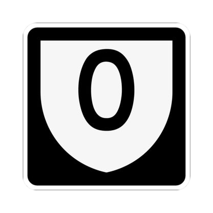 PR urban primary 0 (Puerto Rico) (Road Sign) STICKER Vinyl Kiss-Cut Decal