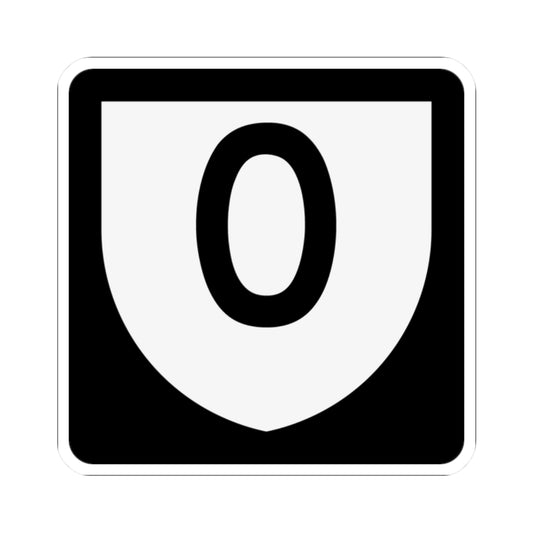 PR urban primary 0 (Puerto Rico) (Road Sign) STICKER Vinyl Kiss-Cut Decal