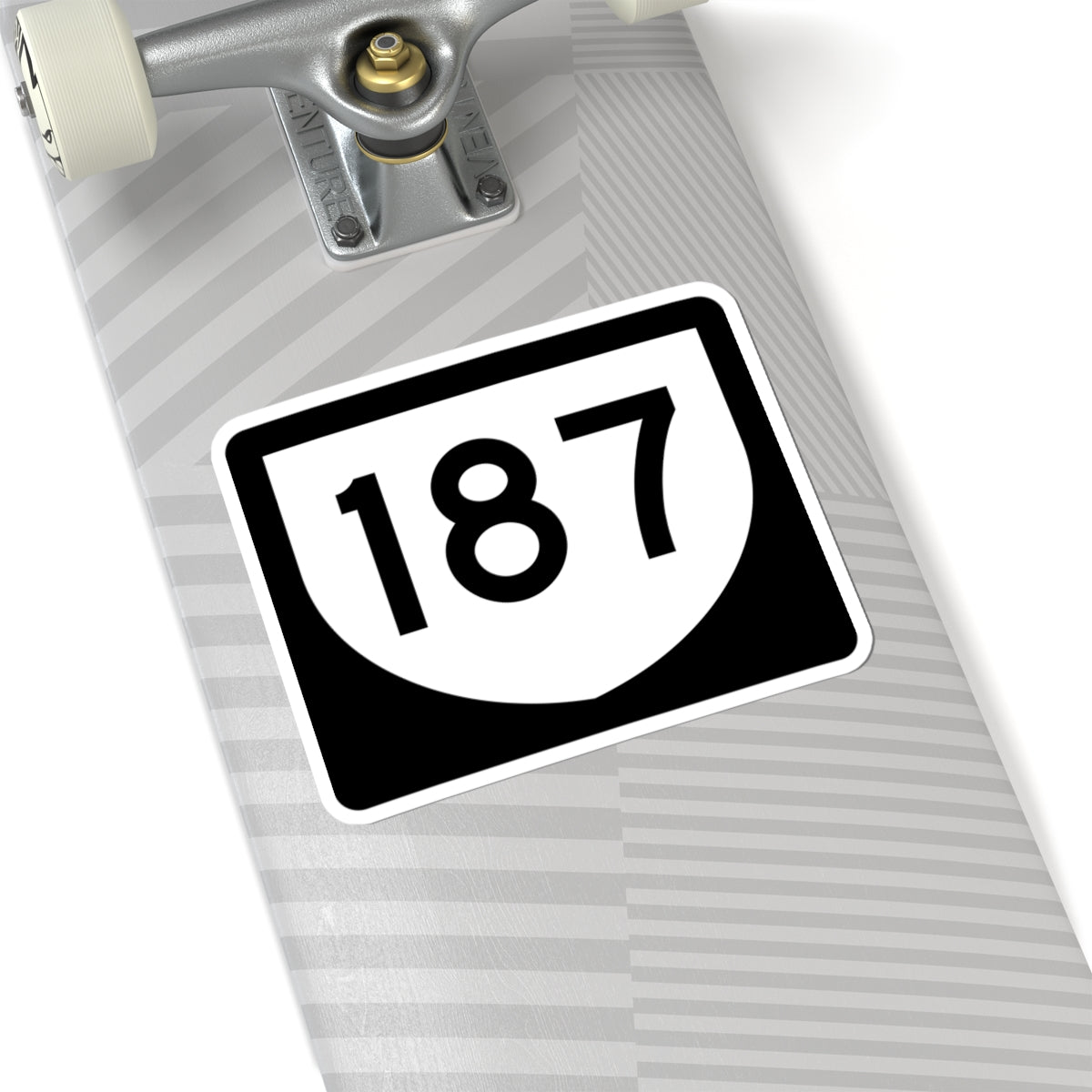 PR urban primary 187 (Puerto Rico) (Road Sign) STICKER Vinyl Kiss-Cut Decal