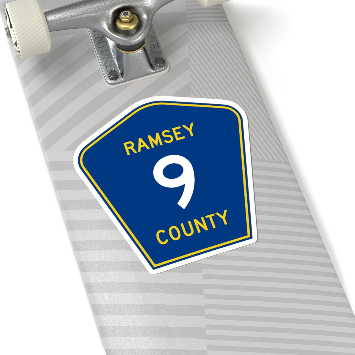 Ramsey County 9 MN (Minnesota) (Road Sign) STICKER Vinyl Kiss-Cut Decal