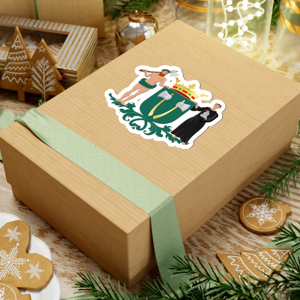 Beilen wapen (Netherlands) (Coat of Arms) STICKER Vinyl Kiss-Cut Decal