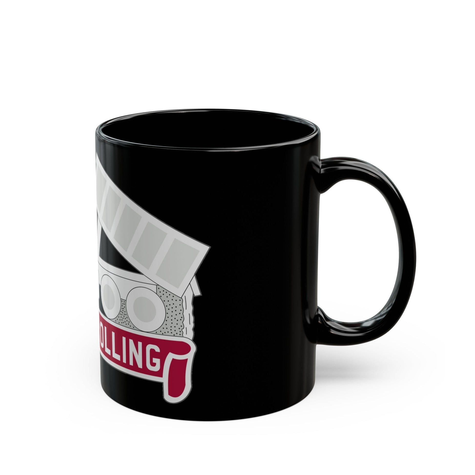 576 Engineer Company (U.S. Army) Black Coffee Mug-The Sticker Space