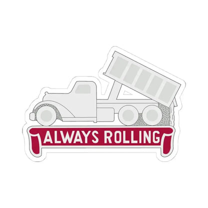 576 Engineer Company (U.S. Army) STICKER Vinyl Kiss-Cut Decal 4 Inch White - The Sticker Space