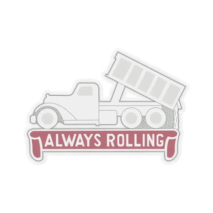 576 Engineer Company (U.S. Army) STICKER Vinyl Kiss-Cut Decal 6 Inch Transparent - The Sticker Space