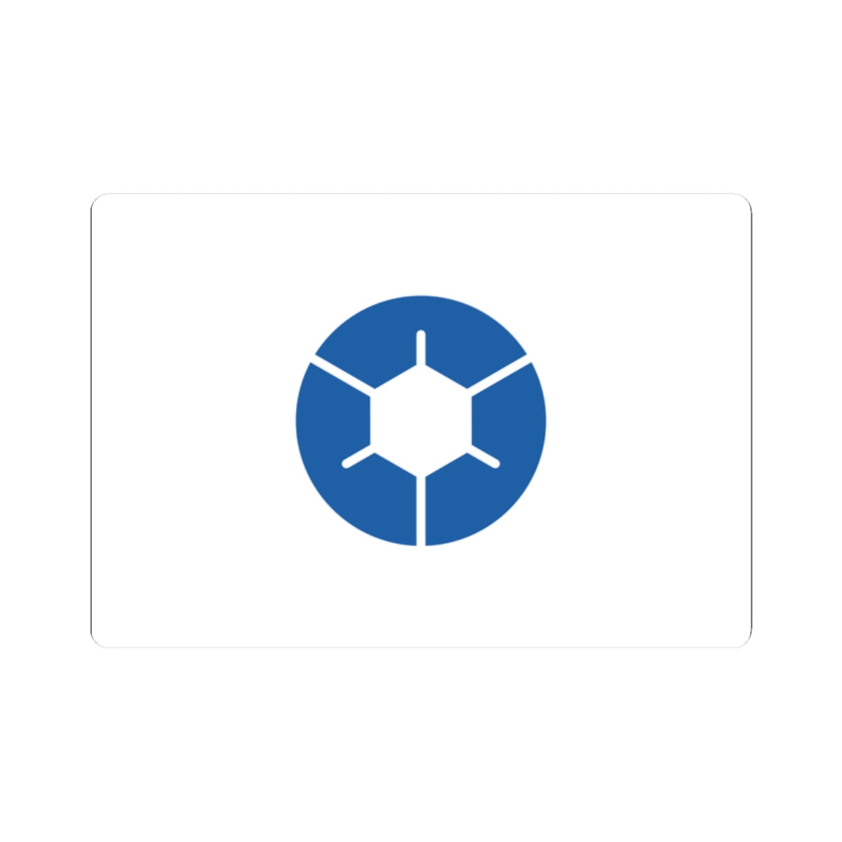 Flag of Marugame Kagawa (Japan) STICKER Vinyl Kiss-Cut Decal