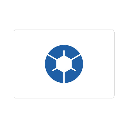 Flag of Marugame Kagawa (Japan) STICKER Vinyl Kiss-Cut Decal