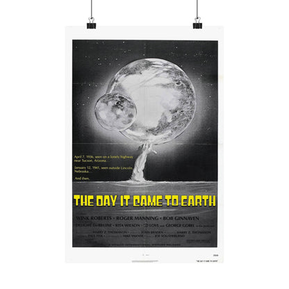 THE DAY IT CAME TO EARTH (2) 1977 - Paper Movie Poster-12″ x 18″-The Sticker Space