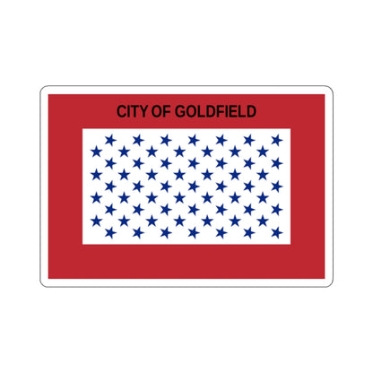 Flag of Goldfield, Colorado - STICKER Vinyl Kiss-Cut Decal