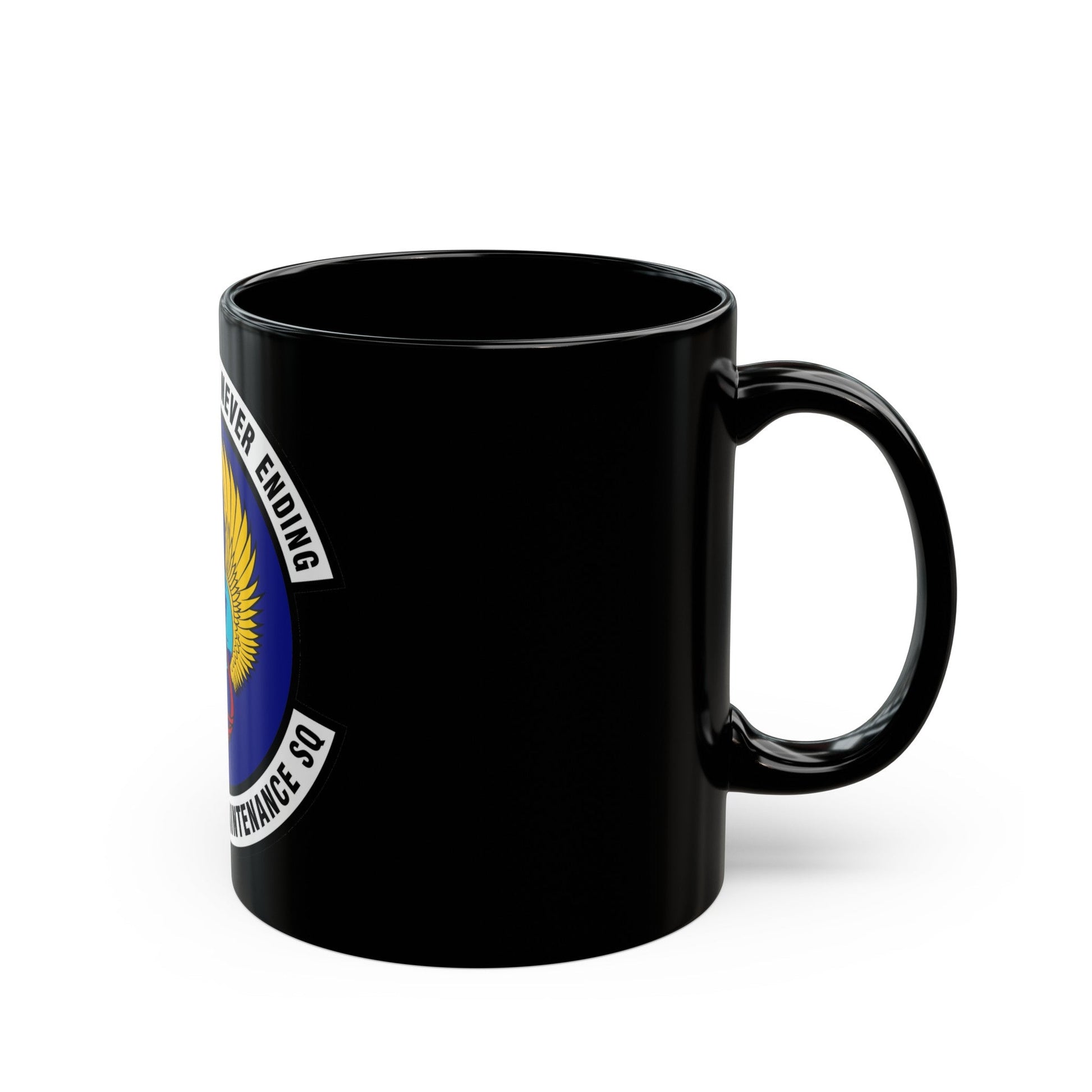 576th Aircraft Maintenance Squadron (U.S. Air Force) Black Coffee Mug-The Sticker Space