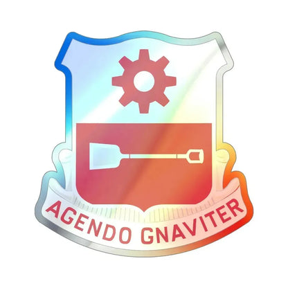 577 Engineer Battalion (U.S. Army) Holographic STICKER Die-Cut Vinyl Decal - The Sticker Space