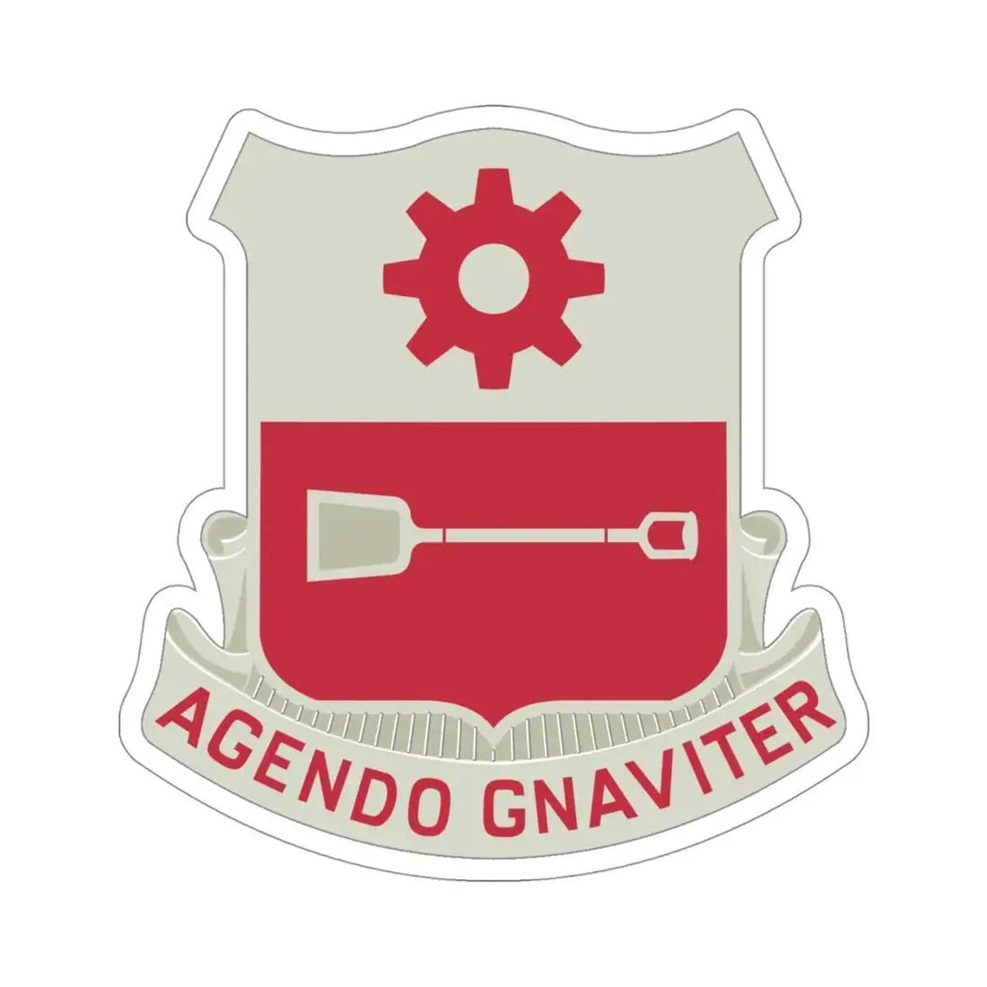 577 Engineer Battalion (U.S. Army) STICKER Vinyl Die-Cut Decal 4 Inch - The Sticker Space