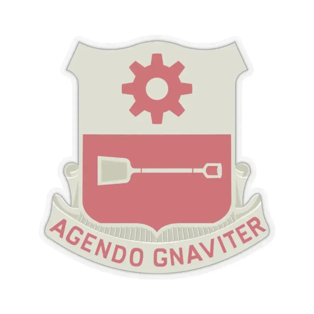 577 Engineer Battalion (U.S. Army) STICKER Vinyl Kiss-Cut Decal 2 Inch Transparent - The Sticker Space