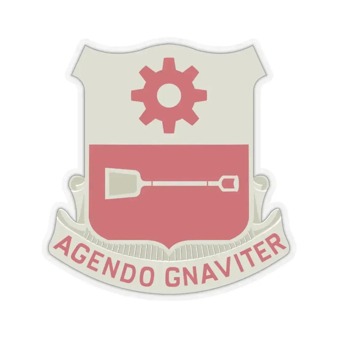 577 Engineer Battalion (U.S. Army) STICKER Vinyl Kiss-Cut Decal 4 Inch Transparent - The Sticker Space