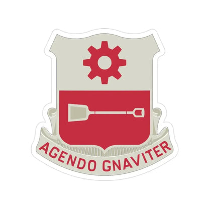 577 Engineer Battalion (U.S. Army) Transparent STICKER Die-Cut Vinyl Decal - The Sticker Space