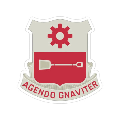 577 Engineer Battalion (U.S. Army) Transparent STICKER Die-Cut Vinyl Decal - The Sticker Space