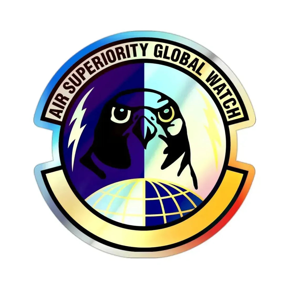 577 Software Engineering Squadron AFMC (U.S. Air Force) Holographic STICKER Die-Cut Vinyl Decal 2 Inch Holographic - The Sticker Space