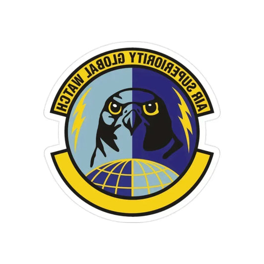 577 Software Engineering Squadron AFMC (U.S. Air Force) REVERSE PRINT Transparent Die-Cut STICKER 2 Inch Die-Cut Transparent - The Sticker Space