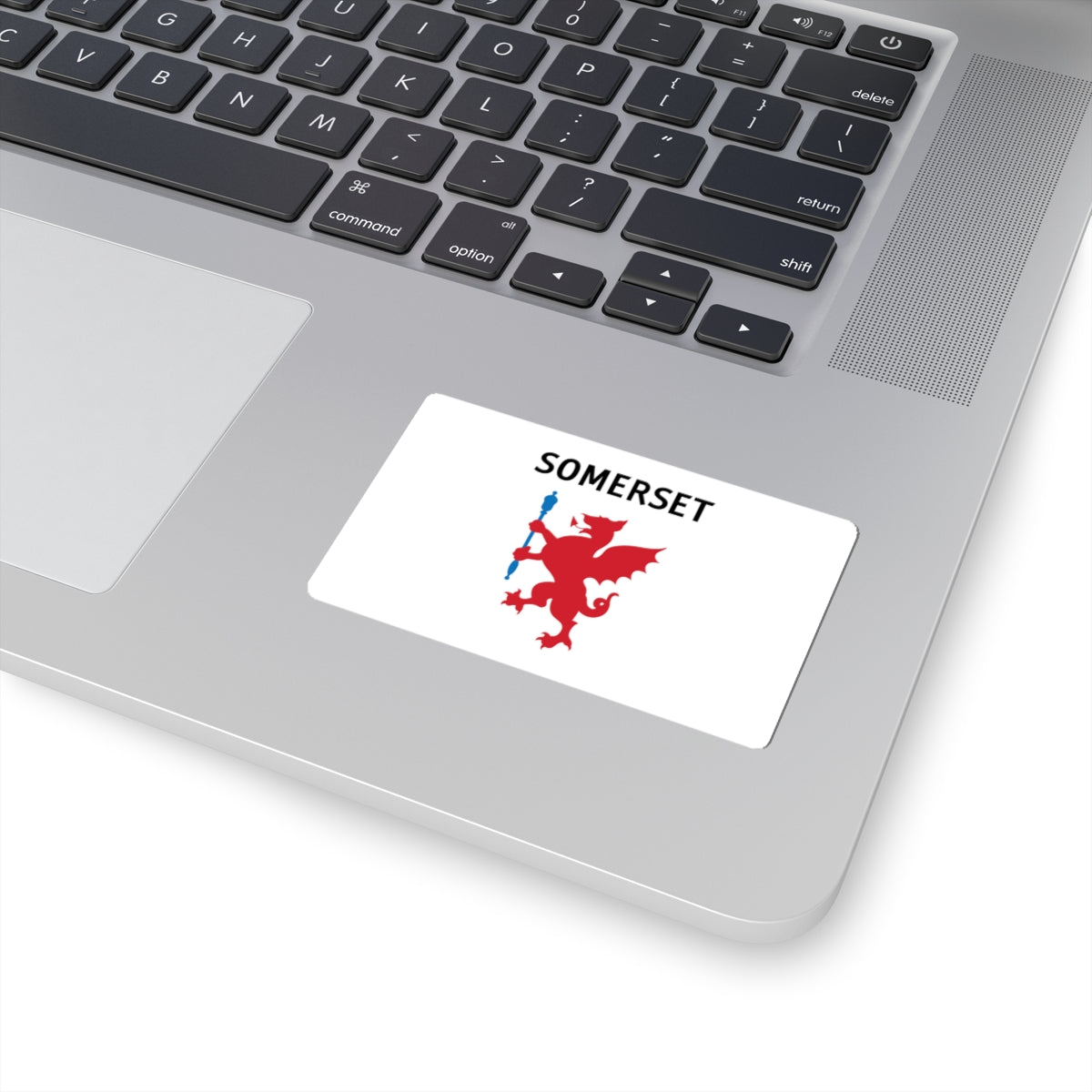 County Flag of Somerset Unofficial (England) STICKER Vinyl Kiss-Cut Decal