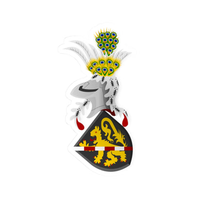 Antonis bastaert van Brabant Codex 148 wapen (Netherlands) (Coat of Arms) STICKER Vinyl Kiss-Cut Decal