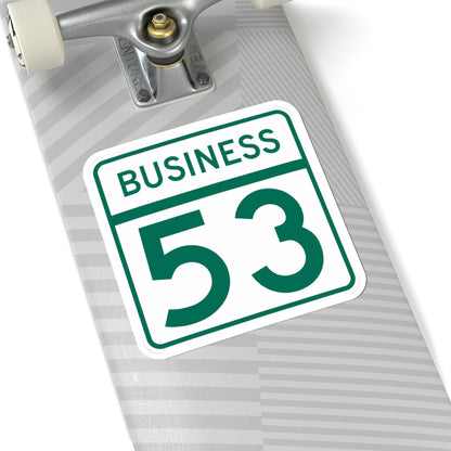 MD Route 53 Business (Maryland) (Road Sign) STICKER Vinyl Kiss-Cut Decal