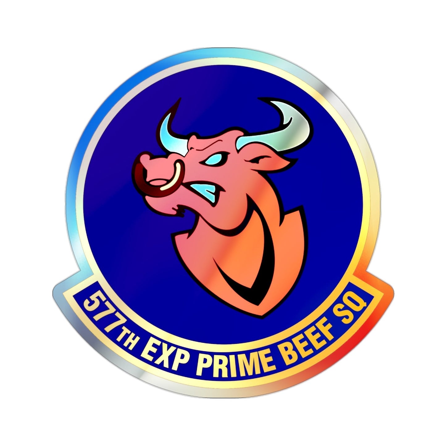 577th Expeditionary Prime Base Emergency Engineer Force Squadron (U.S. Air Force) Holographic STICKER Die-Cut Vinyl Decal-2 Inch-The Sticker Space