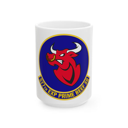 577th Expeditionary Prime Base Emergency Engineer Force Squadron (U.S. Air Force) White Coffee Mug-15oz-The Sticker Space