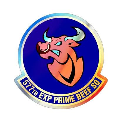 577th Expeditionary Prime Base Emergency Engineer Force Squadron (U.S. Air Force) Holographic STICKER Die-Cut Vinyl Decal - The Sticker Space