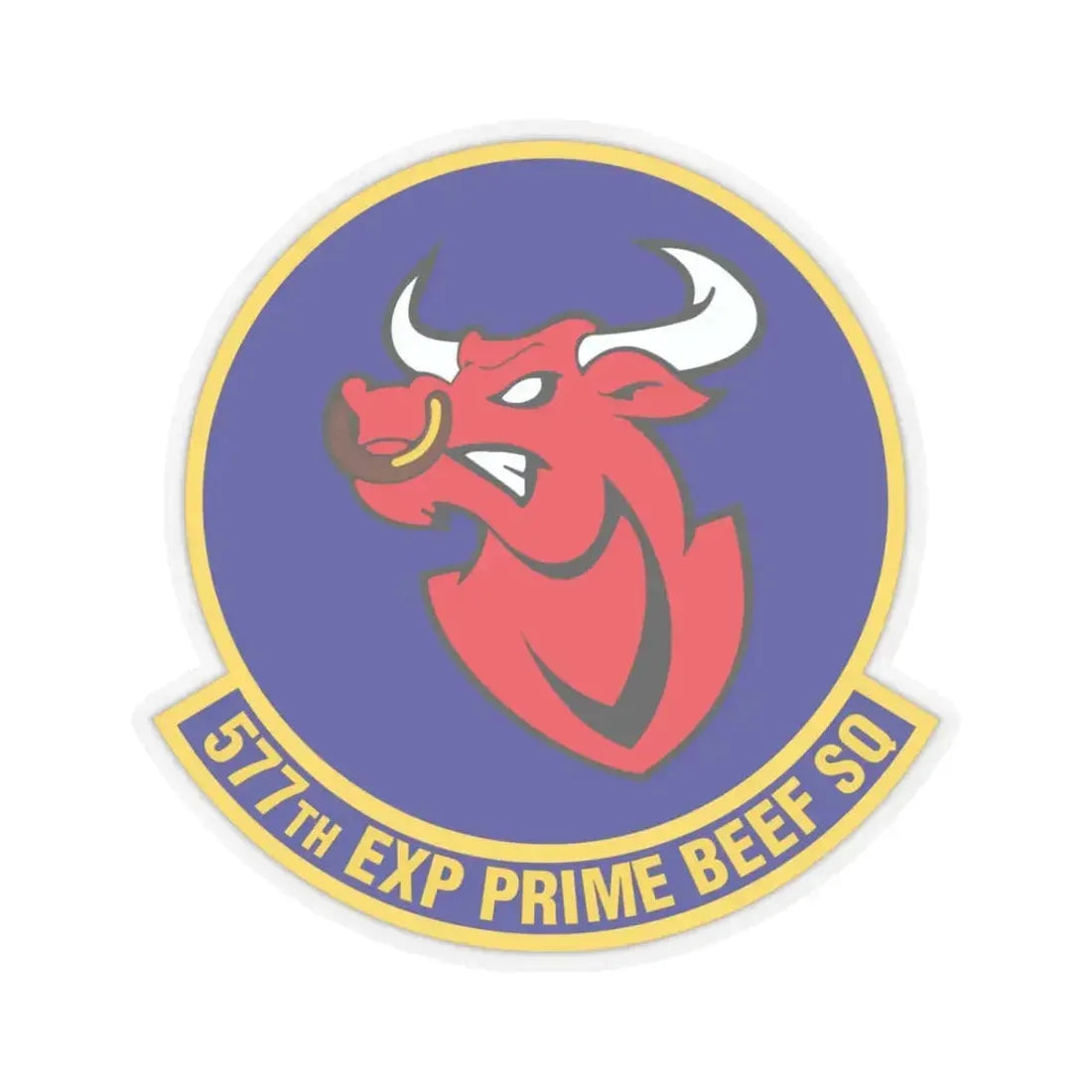 577th Expeditionary Prime Base Emergency Engineer Force Squadron (U.S. Air Force) STICKER Vinyl Kiss-Cut Decal 3 Inch Transparent - The Sticker Space