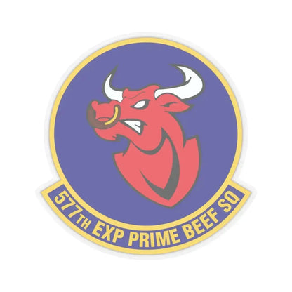 577th Expeditionary Prime Base Emergency Engineer Force Squadron (U.S. Air Force) STICKER Vinyl Kiss-Cut Decal 6 Inch Transparent - The Sticker Space