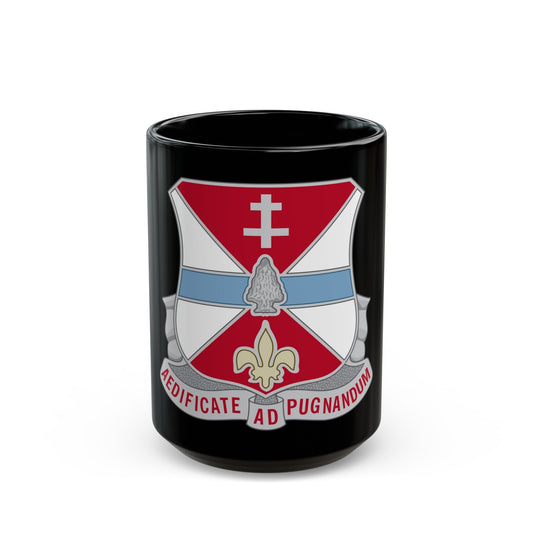 578 Engineer Battalion (U.S. Army) Black Coffee Mug-15oz-The Sticker Space