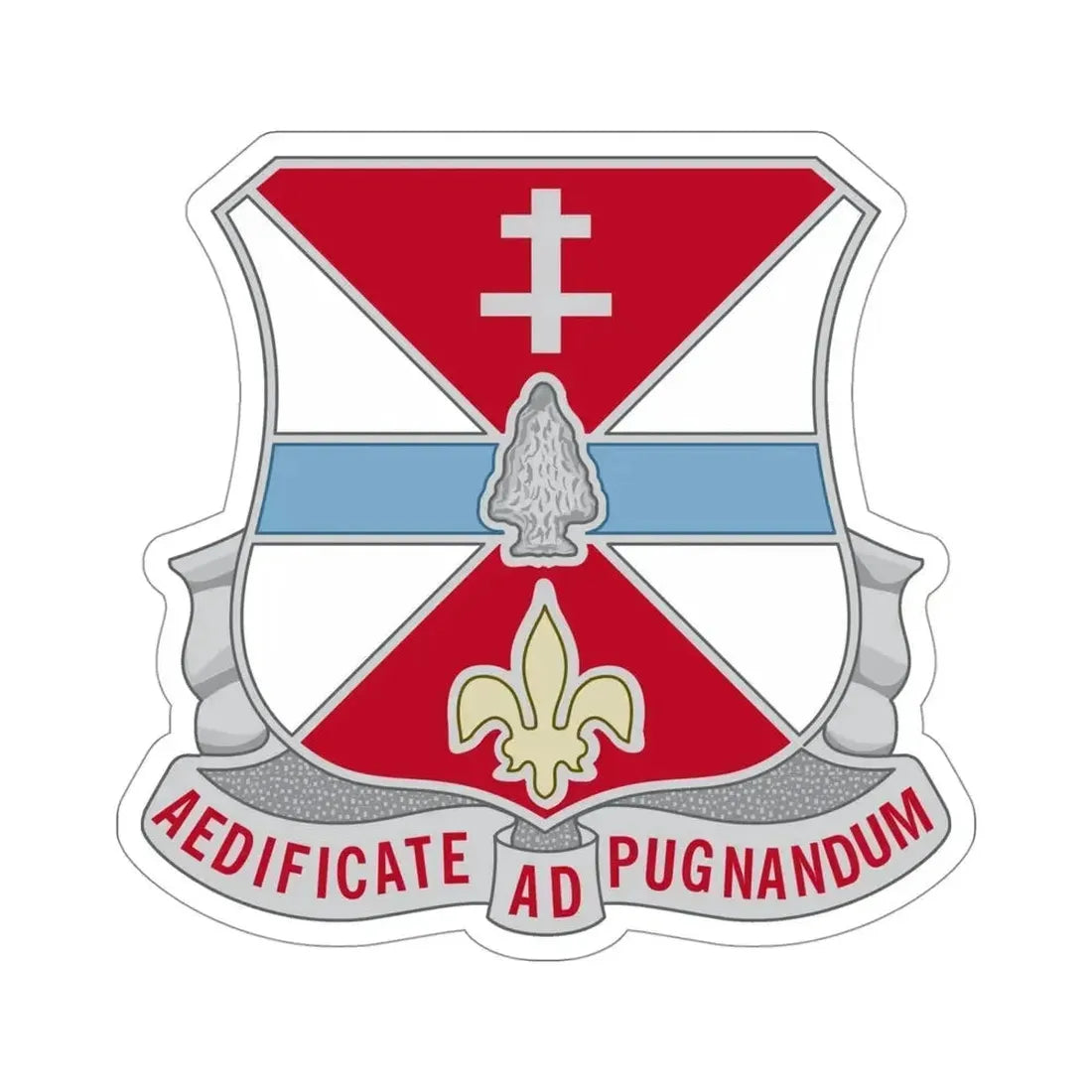 578 Engineer Battalion (U.S. Army) STICKER Vinyl Die-Cut Decal 4 Inch - The Sticker Space