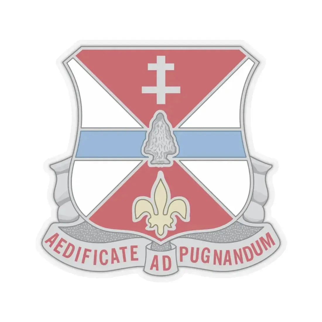 578 Engineer Battalion (U.S. Army) STICKER Vinyl Kiss-Cut Decal 3 Inch Transparent - The Sticker Space