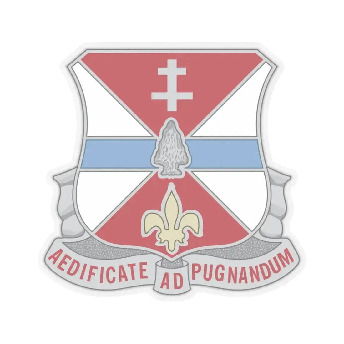 578 Engineer Battalion (U.S. Army) STICKER Vinyl Kiss-Cut Decal 4 Inch Transparent - The Sticker Space