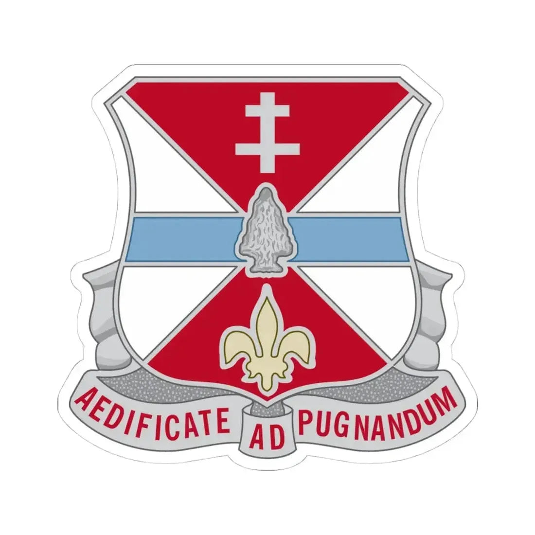 578 Engineer Battalion (U.S. Army) STICKER Vinyl Kiss-Cut Decal 4 Inch White - The Sticker Space