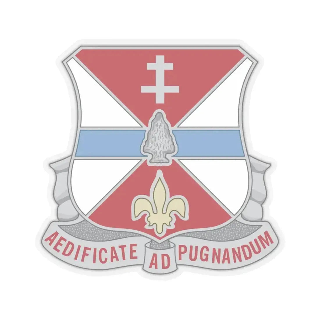 578 Engineer Battalion (U.S. Army) STICKER Vinyl Kiss-Cut Decal 6 Inch Transparent - The Sticker Space