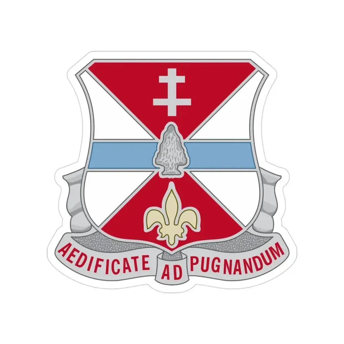 578 Engineer Battalion (U.S. Army) Transparent STICKER Die-Cut Vinyl Decal 3 Inch - The Sticker Space